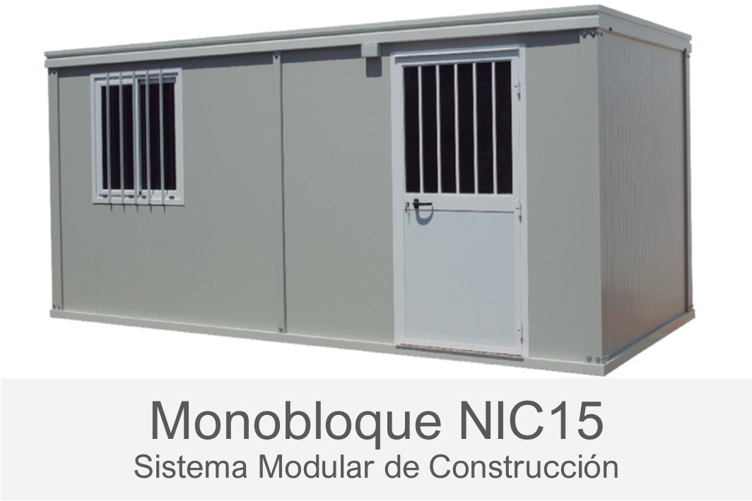 Monobloque - Construcción Modular -  - Oficinas móviles - NIC15