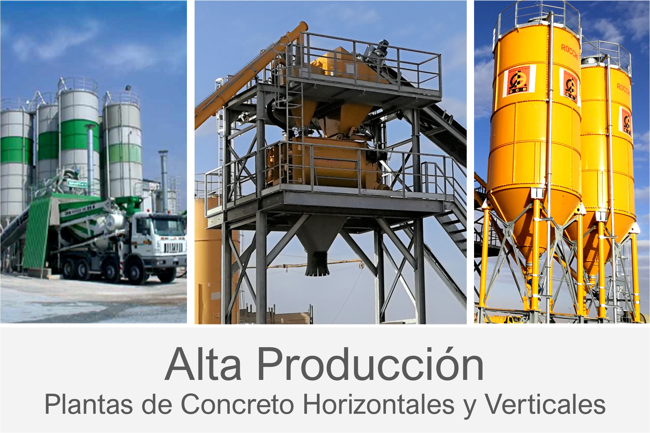 Plantas de Concreto - Producción de Concreto - Alta producción de concreto