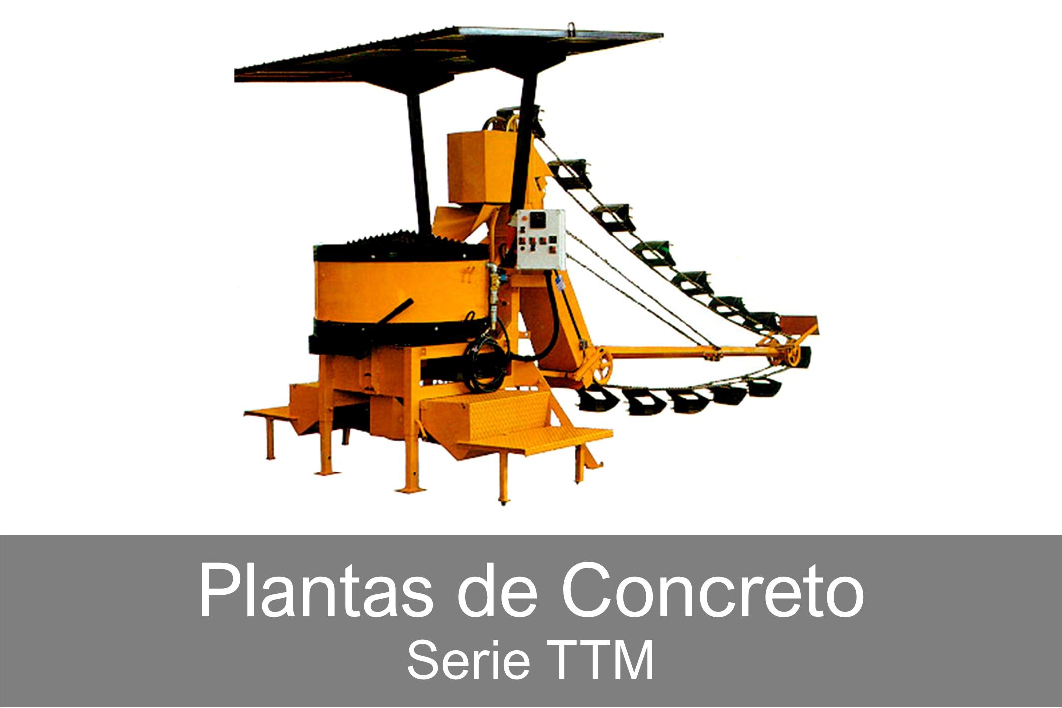Mezcladoras de Concreto - Baja Producción - Plantas de Concreto Serie TTM