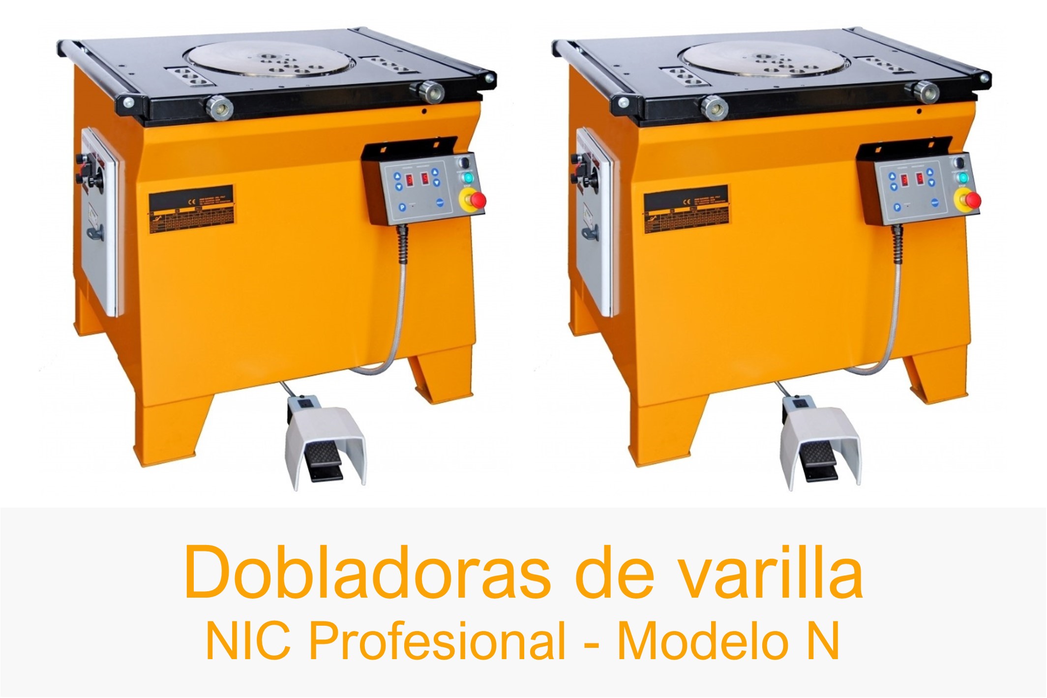 Dobladoras de Varilla Serie NIC Profesional Modelo N