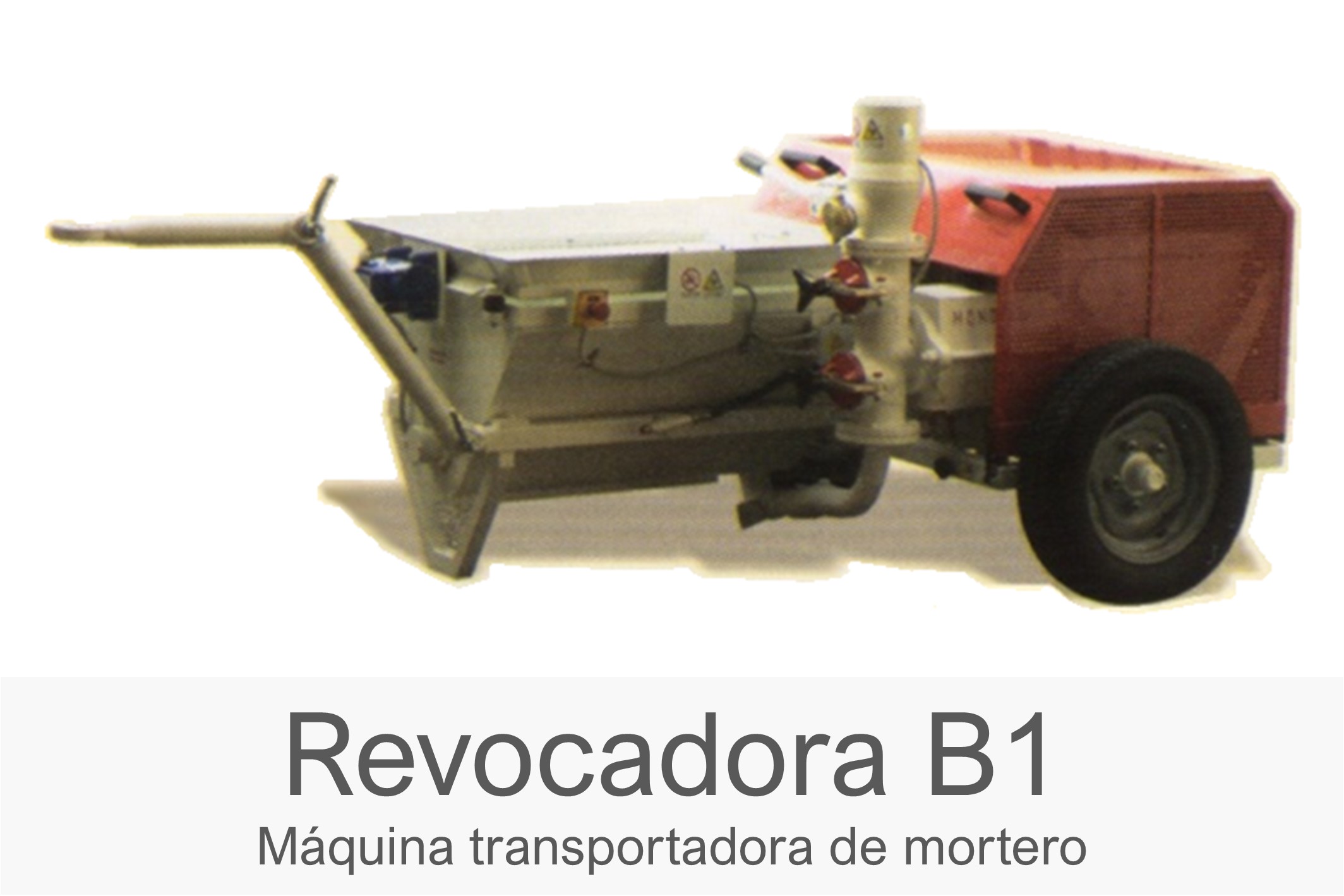 Revocadora B1 - Transportadora de mortero